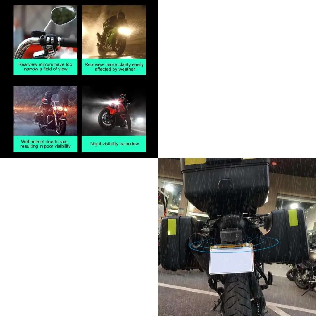 XA6H Motorcycle Blind Monitoring BSD Distance Assistant Millimeter