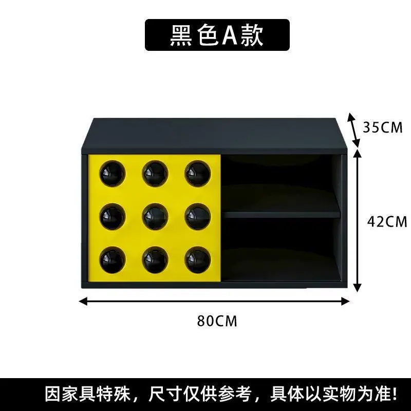 Medieval bubble cabinet small apartment living room storage storage module cabinet storage combination cabinet