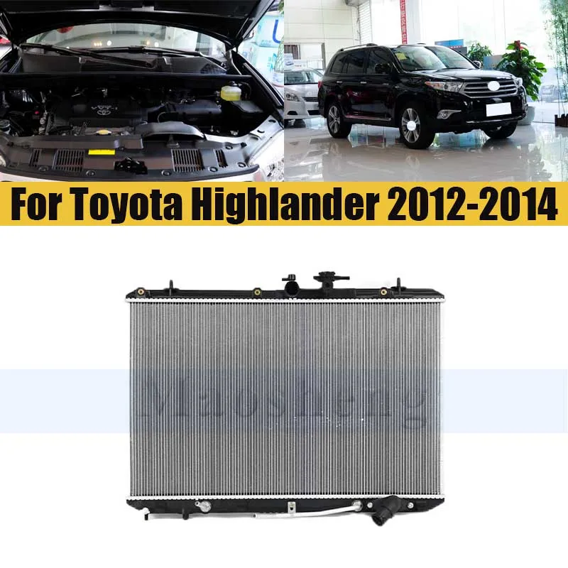 Repellant Car Condenser For Toyota Highlander 2009-2014 2.7/3.5 Auto Water Tank Condenser Car Radiator