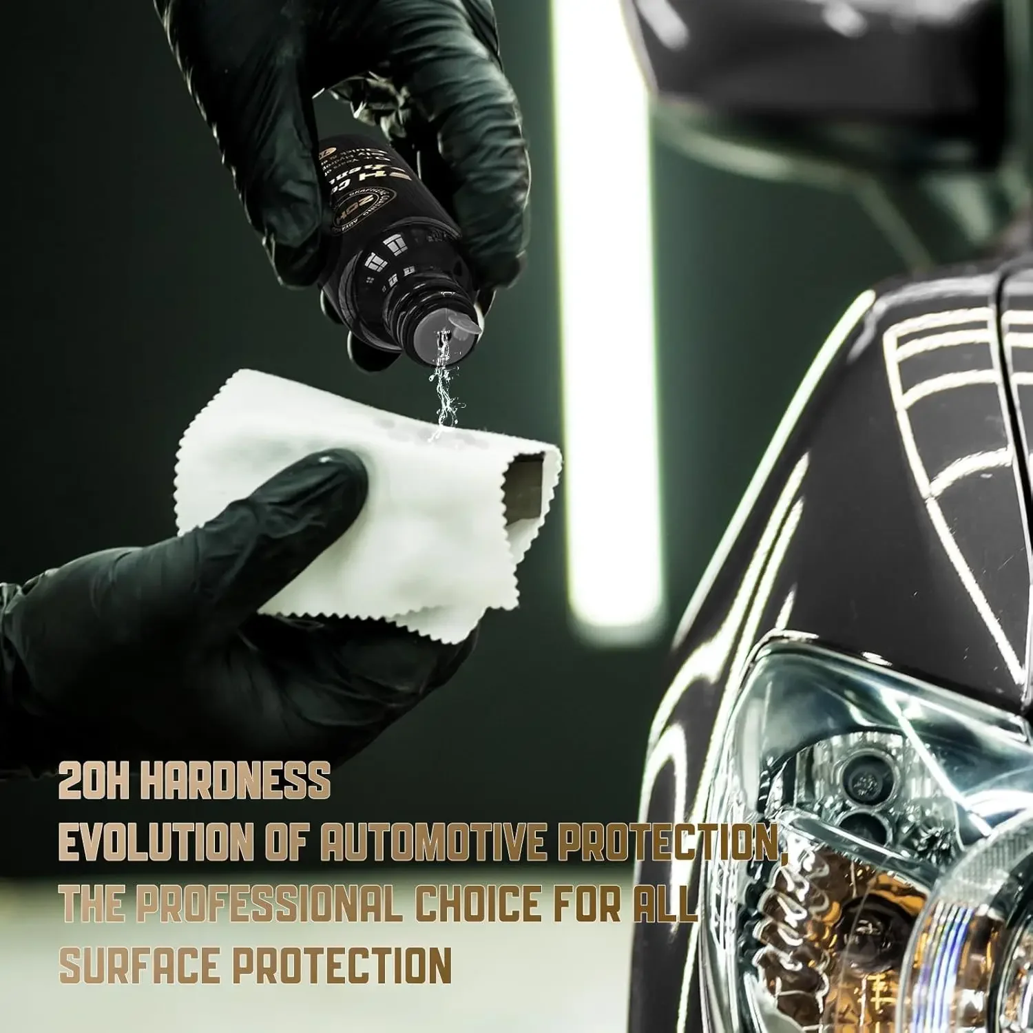 140ml 20H Professional Graphene Ceramic Coating for Cars 10+ Years Protection Hydrophobic Scratch UV Resistant High Gloss Finish