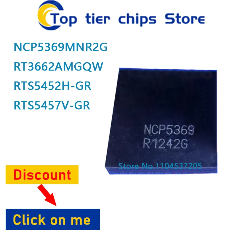 1PCS~10PCS/LOT  NCP5369MNR2G NCP5369 RT3662AMGQW RT3662AM RTS5452H-GR  5452H RTS5457V RTS5457 5457 RTS5457V-GR  QFN