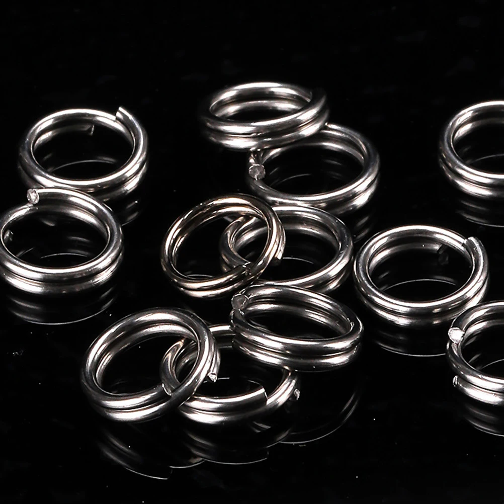 

500 Pcs Anti Rust Connector Set Durable Jewelry Rings Split Supplies Key Jump Stainless Steel Craft Bracelet Necklace Repair