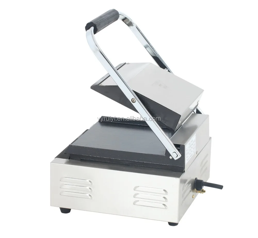 

2017 2200W hot commercial single-headed platen sandwich maker grill