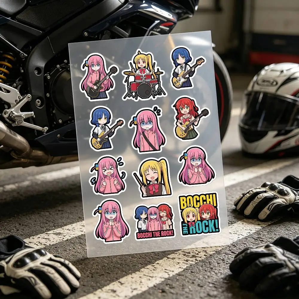 Popular Anime B-BOCCHI THE ROCK Stickers Auto Body Bumper Windows Motorcycle Laptop Walls Vinyl Decal Car Tuning Accessories