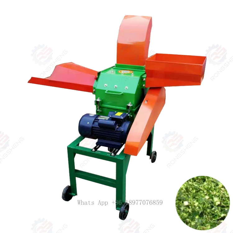 Multifunctional Hay Grass Stalk Grass Crusher Straw Silage Cattle Fodders Chaff Cutter Machine for Horse Feed in India