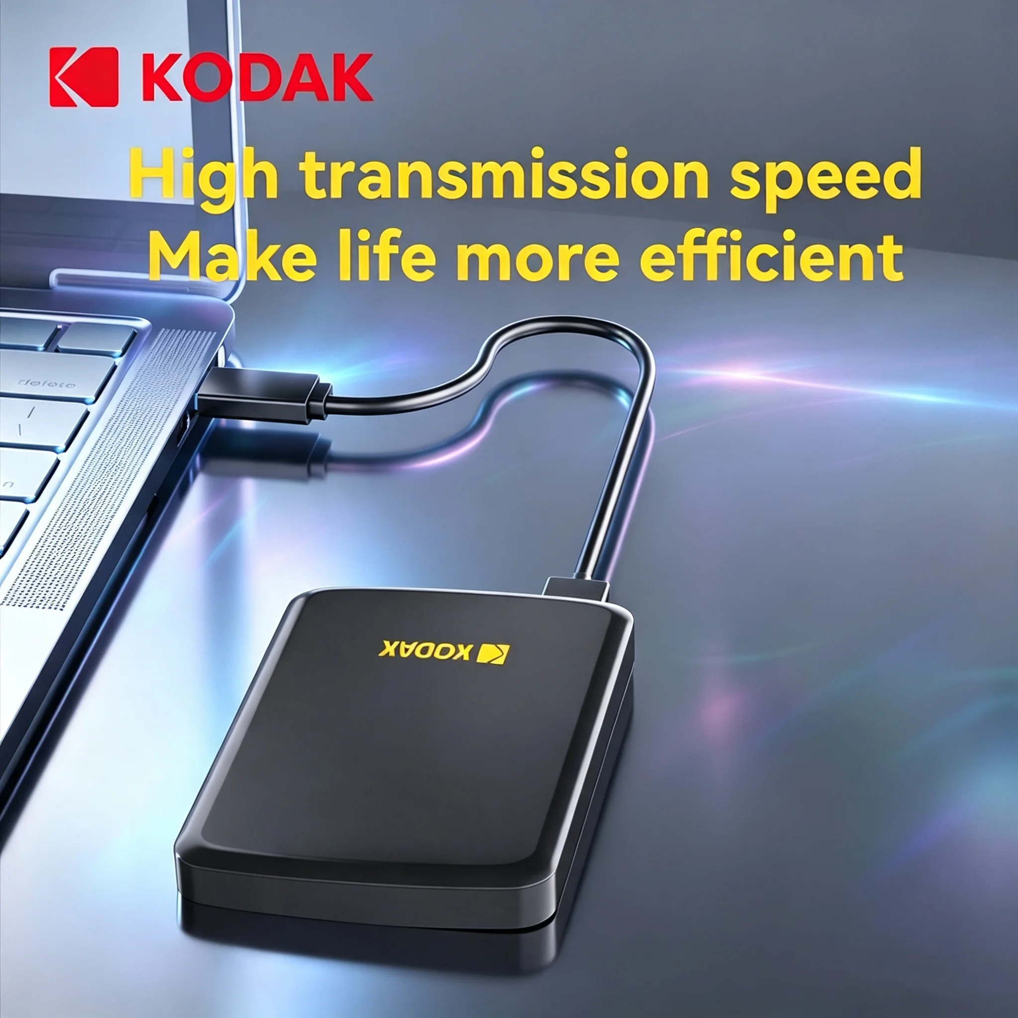 Kodak P150 USB3.0 Portable External Hard Drive 500GB 1T Lightweight PHDD for PC Tablets PS5 XBOX Laptop Desktop