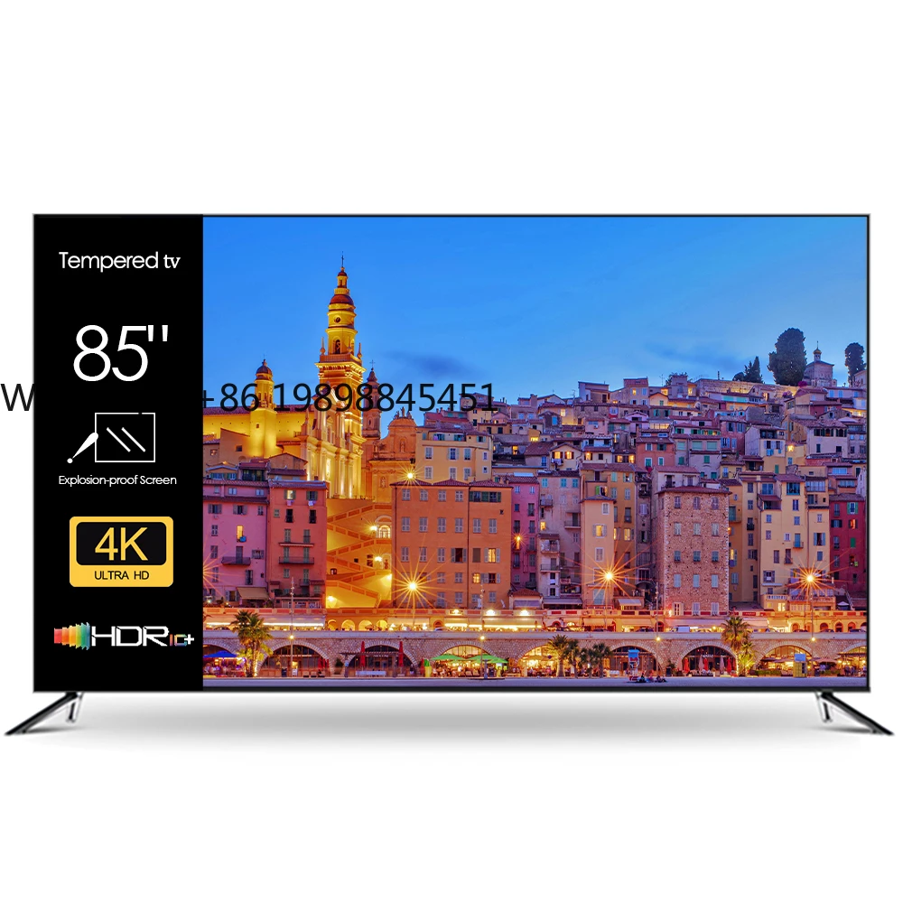 

Custom Logo 85 Inch Big Screen Android LED Smart TV 4K UHD Television 90 95 100 Inch Smart TVs