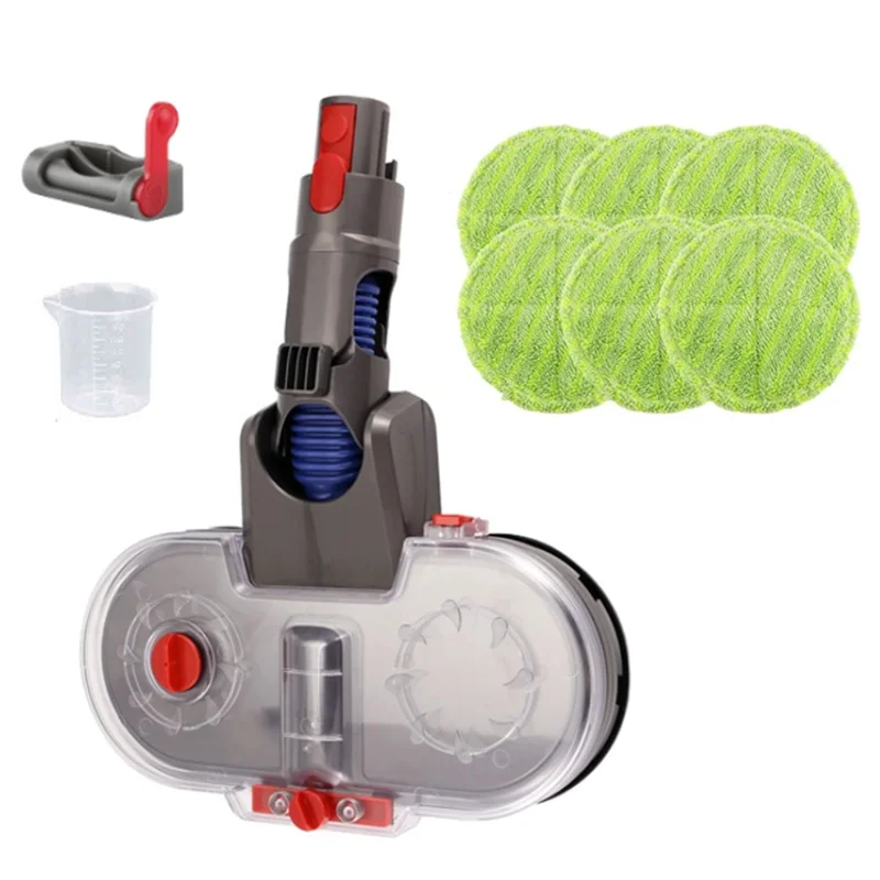 

M17K-For Dyson V15 V7 V8 V10 V11 Dry& Wet Mop Cleaning Head Vacuum Attachment Electric Mop Head With Detachable Water Tank