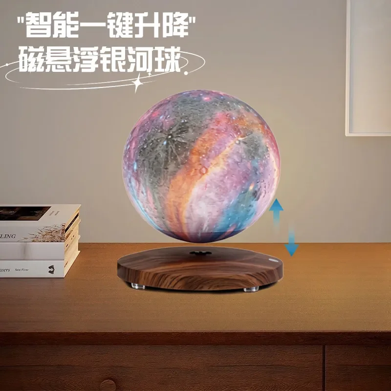 Floating Moon Interesting Home Ornament Bedside Romantic Night Light Automatic Lifting Moon Light Floating Desk Lamp