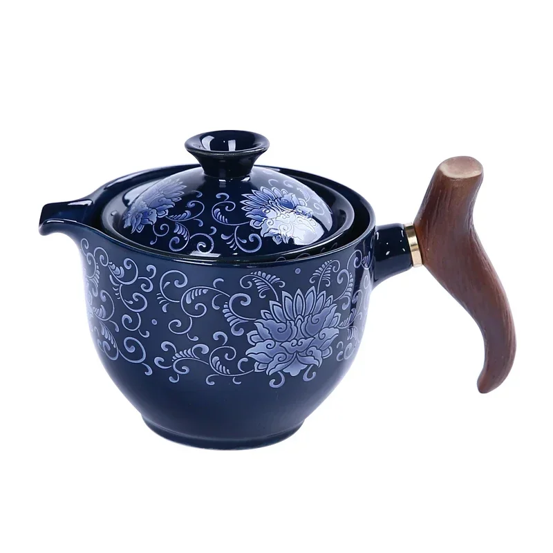 -New Style More Capacity Chinese Kung Fu Set Travel Tea Set Ceramic Portable Set Teapot Tea Maker Infuser Teacup