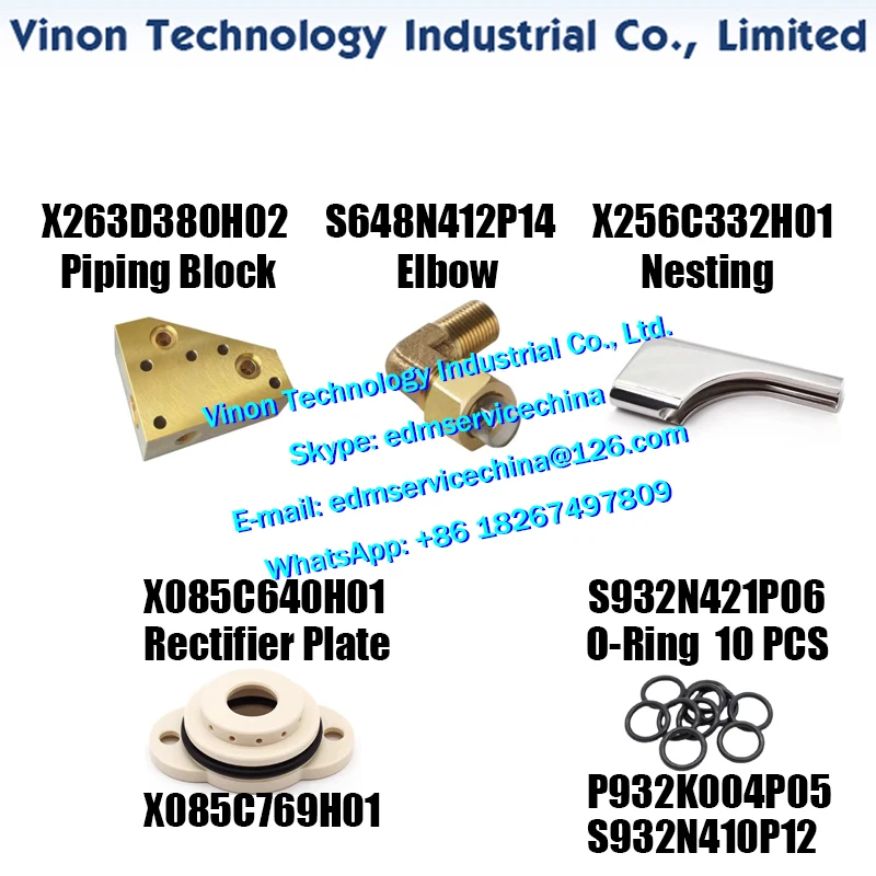 X263D380H02 DFD11A Piping Block,S648N412P14 DA038A Elbow,X256C332H01 Nesting DEH0500, O-Ring S932N421P06,P932K004P05,S932N410P12
