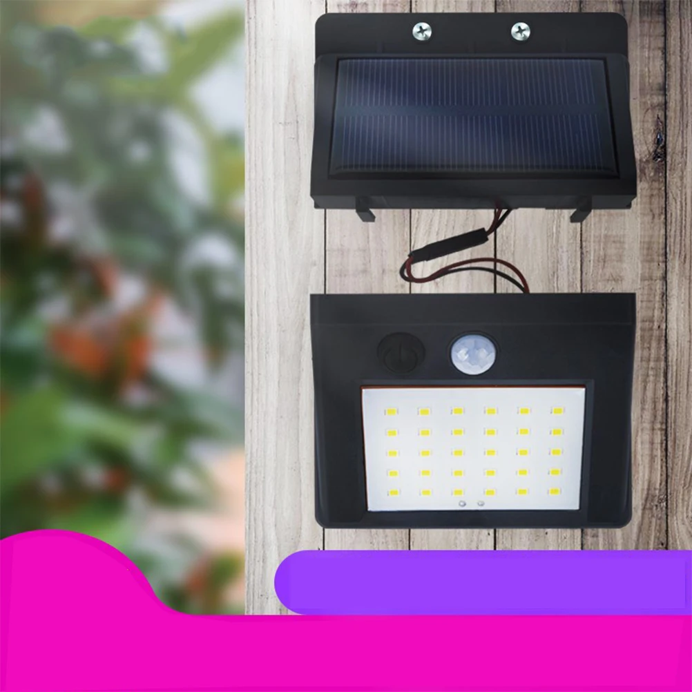 

Solar Wall Light LED Lamp Power Lights for Outdoors Human Sensor Garden Powered