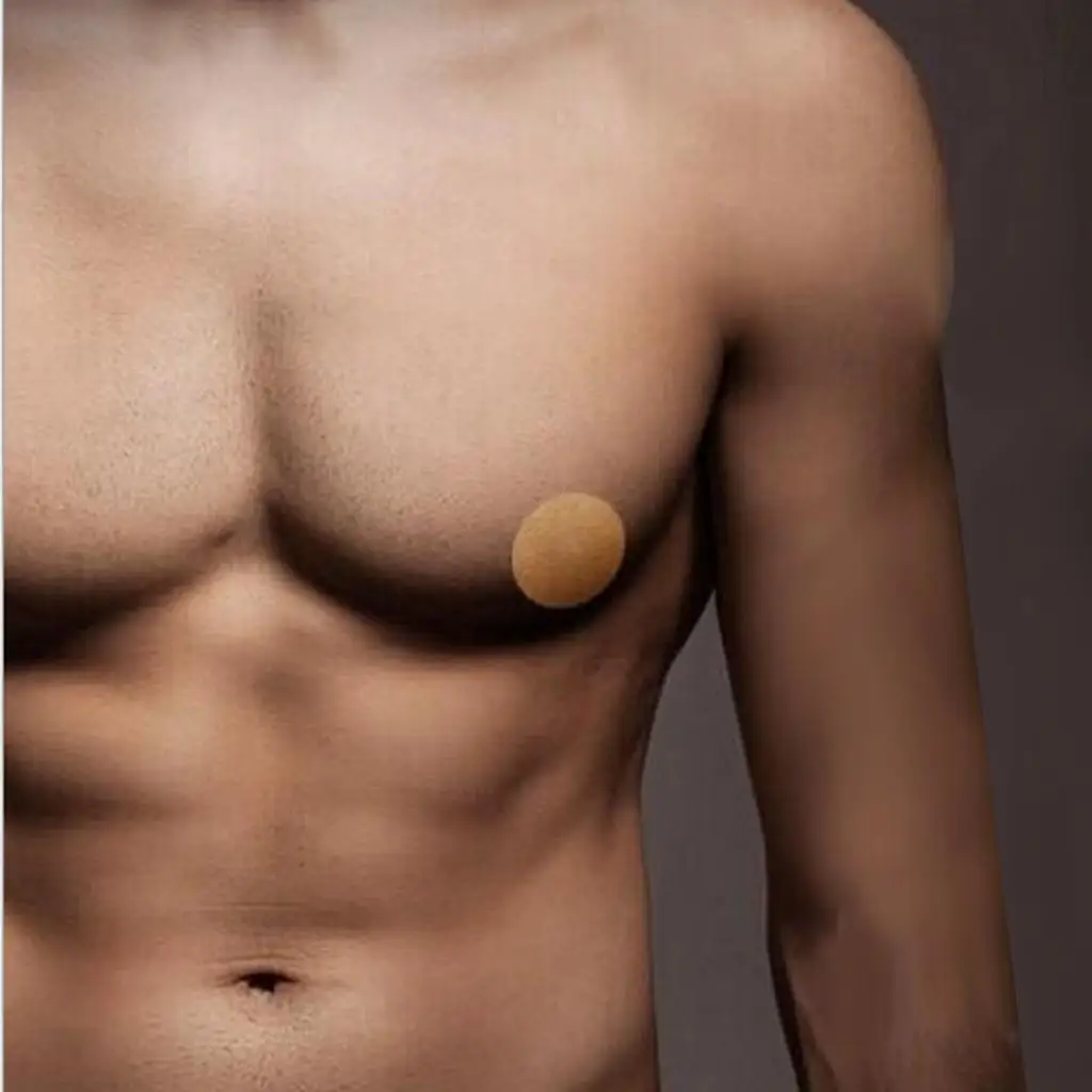 TPU Mens Nipple Covers Ultra Soft Nude Breast Pads Chafing Guard Petals for Workout and Outdoor Use