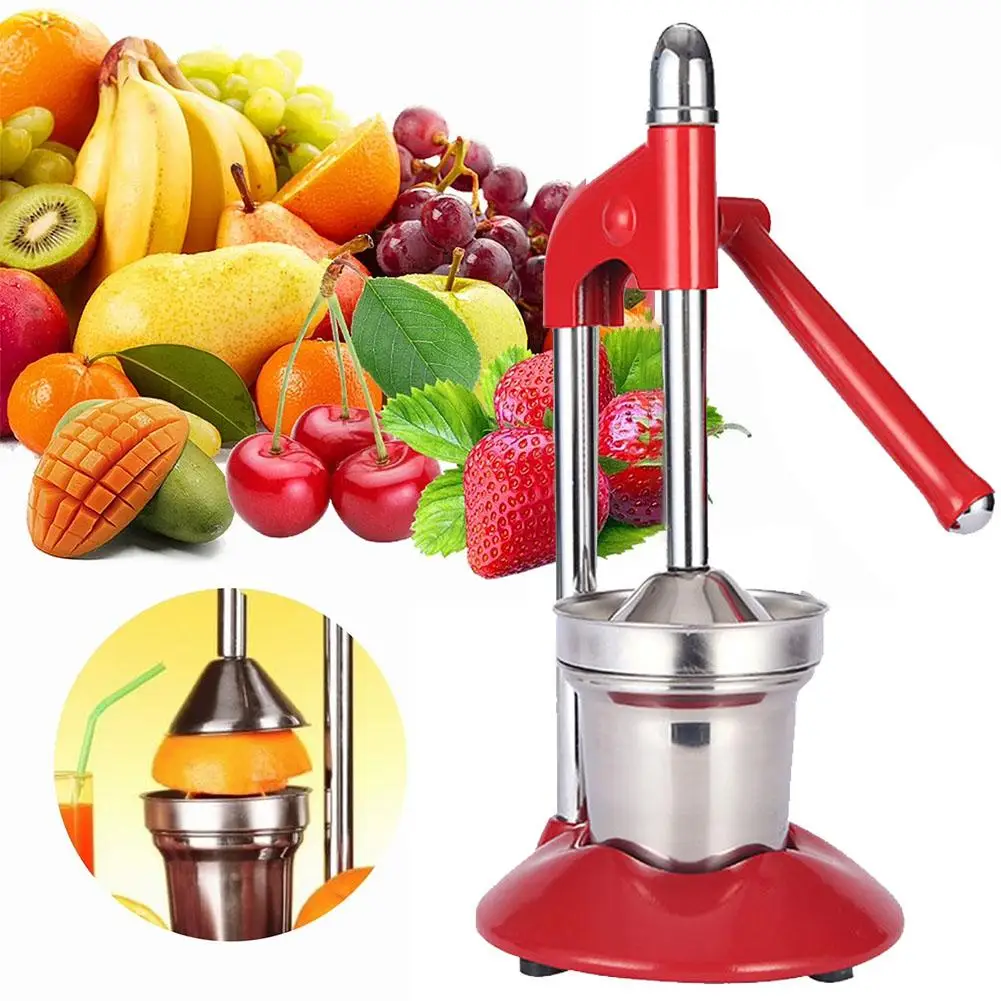 

Stainless Steel Fruit Juicer Household Steel Hand Juicer Vegetable Kitchen Fruit Maker Orange Gadgets Juice J4R2