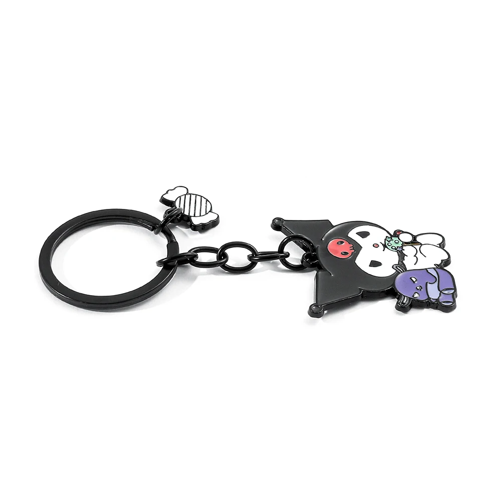 Neon Genesis Evangelion Mecha Hello Kitty Enamel Key Chain Men Women Fashion Jewellery Backpack Decorate The Keychain For Girls