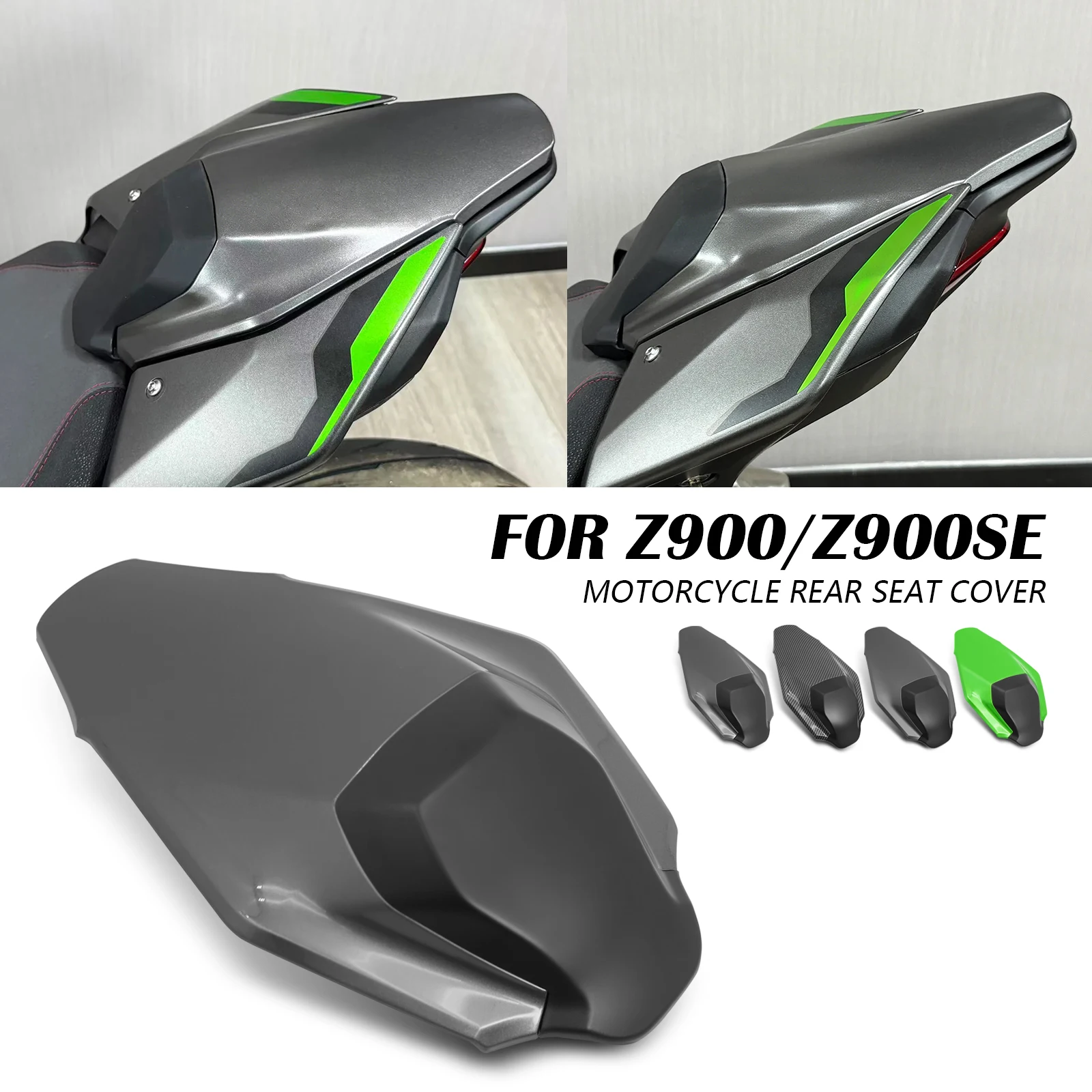 

Новые аксессуары для мотоциклов Kawasaki Z900 Z900 SE 2025 2026: Задний чехол на сиденье, обтекатель для пассажира, накладка на хвост мотоцикла, подходит для Z900