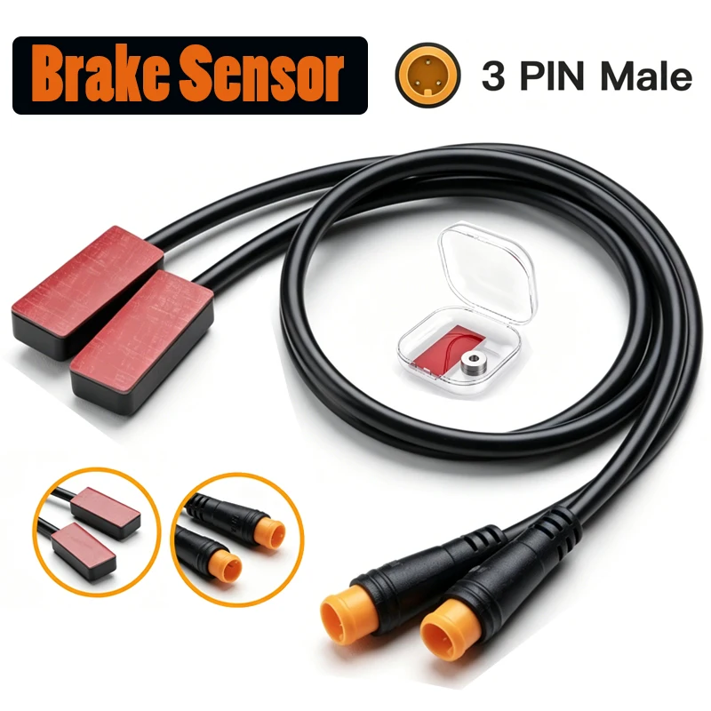Ebike Brake Sensor Hydraulic Mechanical Brake Cut Off Sensor For BAFANG BBS01B BBS02B BBSHD CAN/UART Protocol Motor 3PIN Male