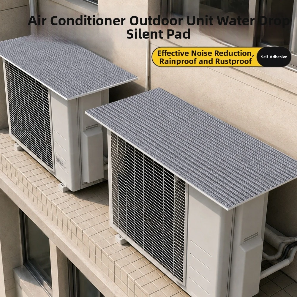 Waterproof Air Conditioner Cover Rainproof Soundproof Noise Reduction Pad Weatherproof Removable Dust-proof Cover Window Area