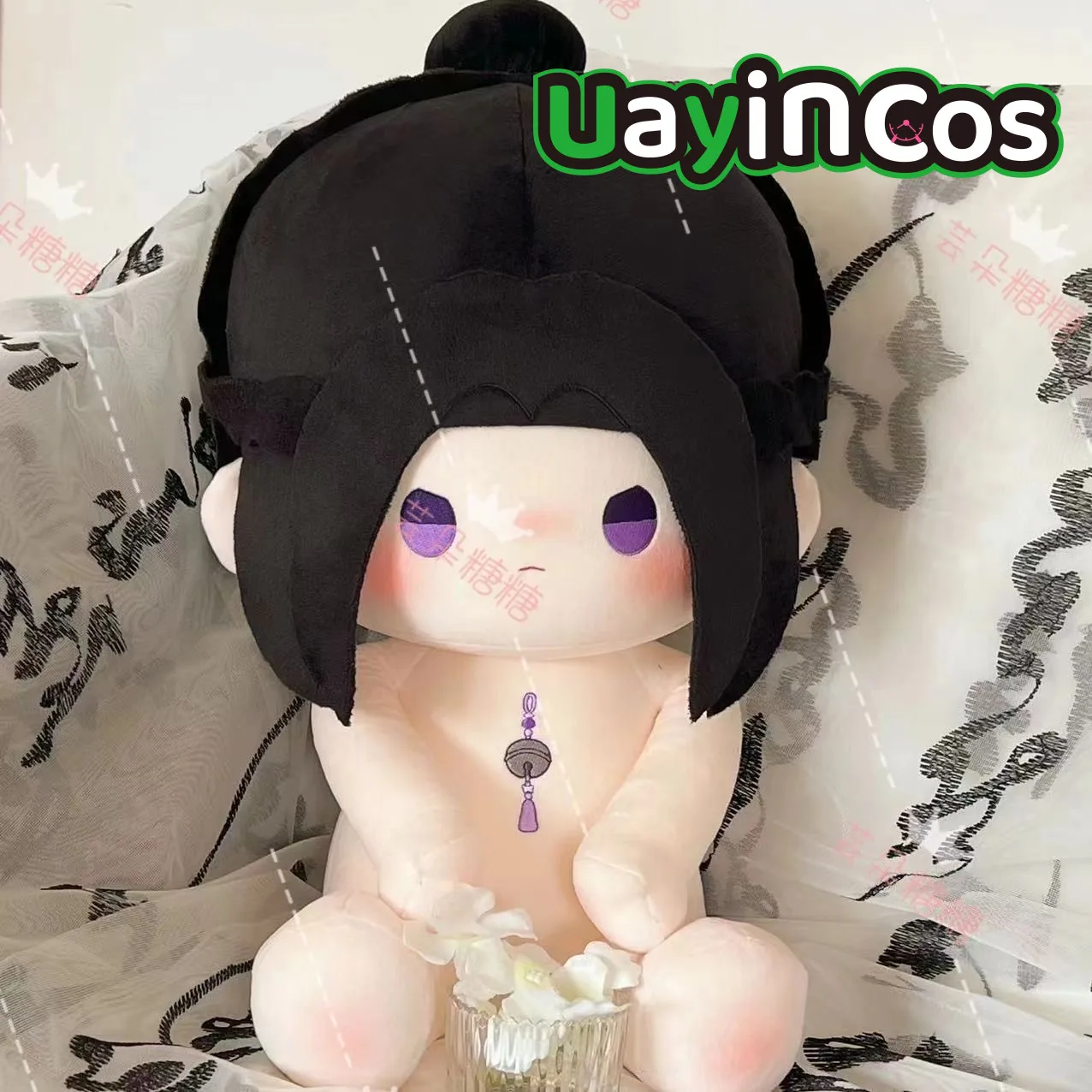 Anime Grandmaster of Demonic Cultivation Jiang Cheng  Stuffed 40cm Soft Plushies Plush Pillow Cotton Doll Anime Figure Toy For K