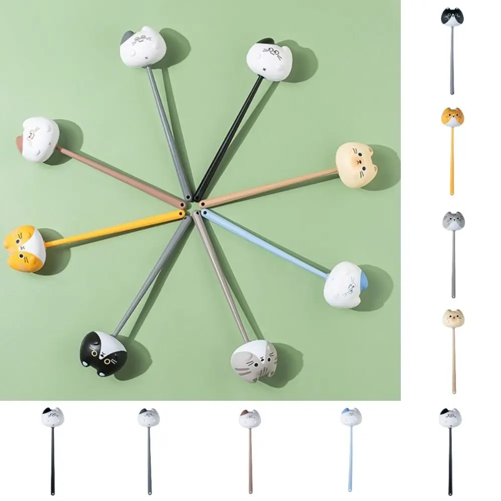 Cartoon Cat Knock Massage Tool Elastic Round massage head Muscle Massage Stick Cute Relax Percussion Massager Hammer Unisex