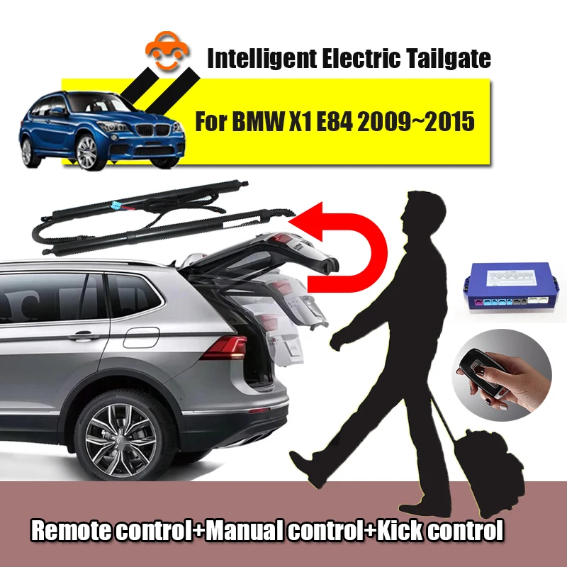

Car Power Trunk Lift Electric Hatch Tailgate Strut Auto Rear Door Actuator For BMW X1 E84 2009~2015 Key Control Silently