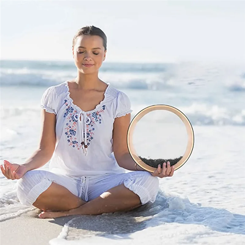 Tamburi oceanici per meditazione e relax, tamburi antipioggia dai colori naturali per alleviare lo stress, strumenti musicali