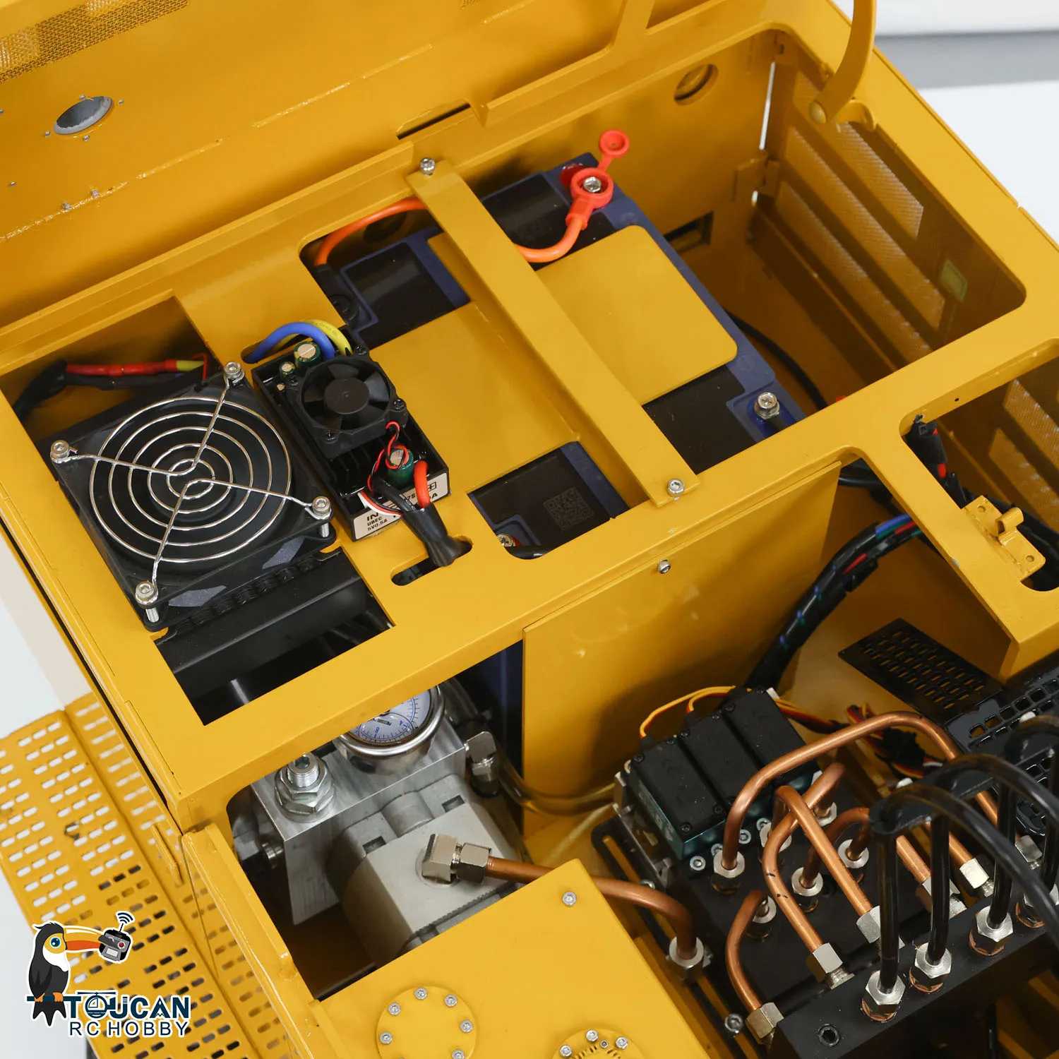 1/8 390F RC Metal Hydraulic Excavator RTR Track Heavy Duty Car Construction Engineering Digger Vehicles Model Toy TH22724