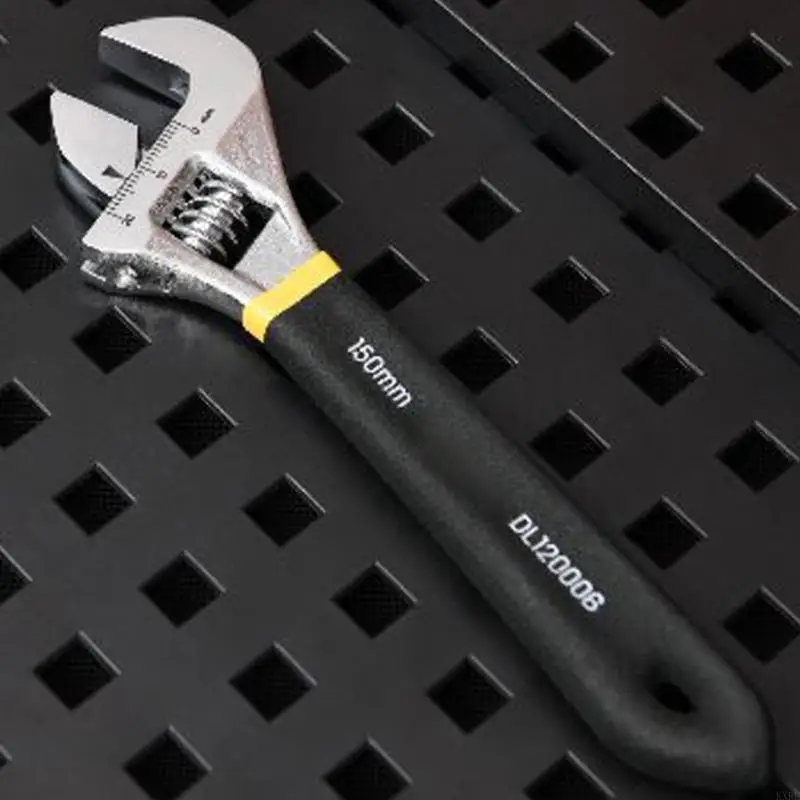 20mm Wide Opening Jaw 6inch Adjustable Wrench for Home, Garage, Workshop KXRE