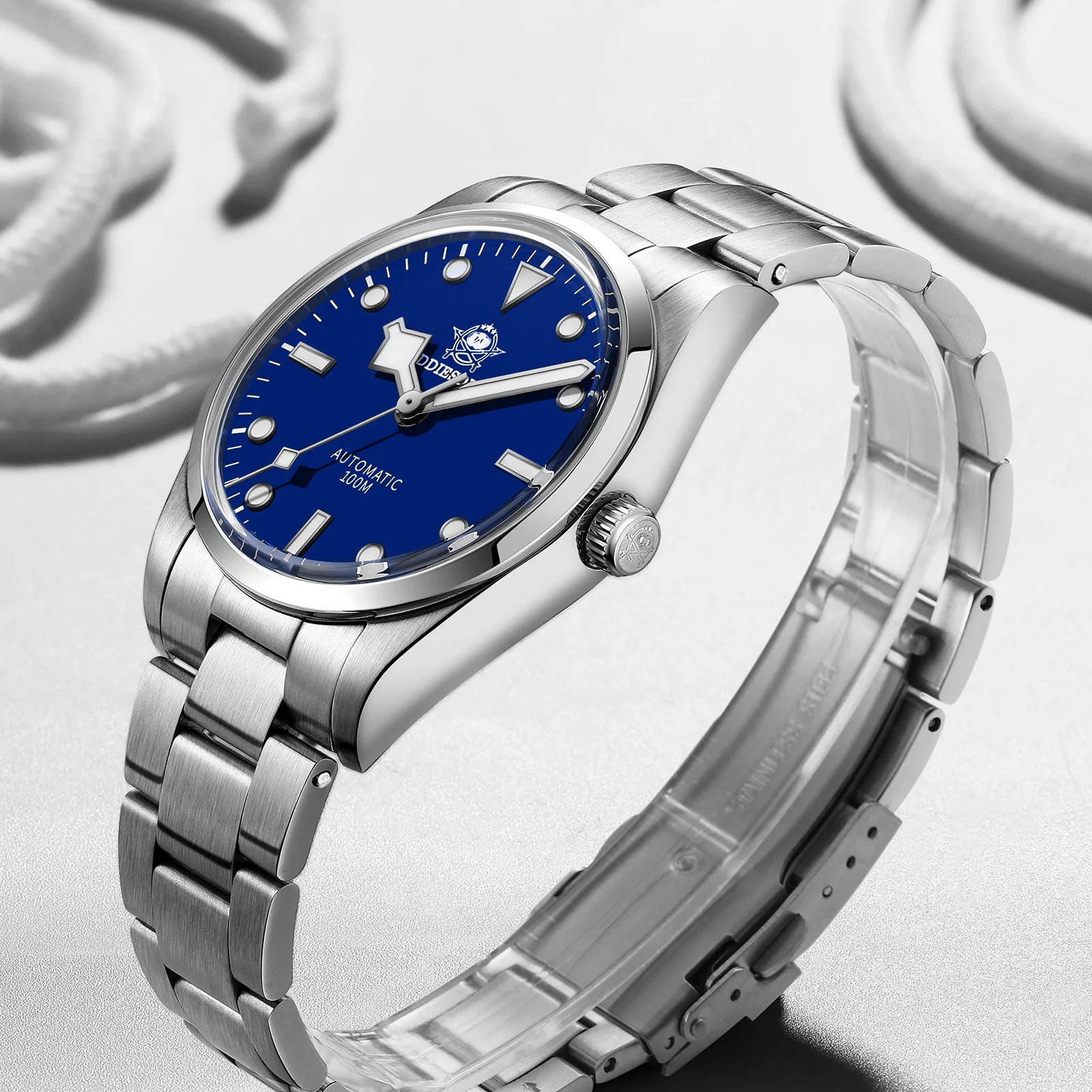 

ADDIESDIVE Automatic Watch For Men NH35 Luxury Sapphire Glass Mechanical Watches BGW9 Luminous Waterproof 100M Dress Watch