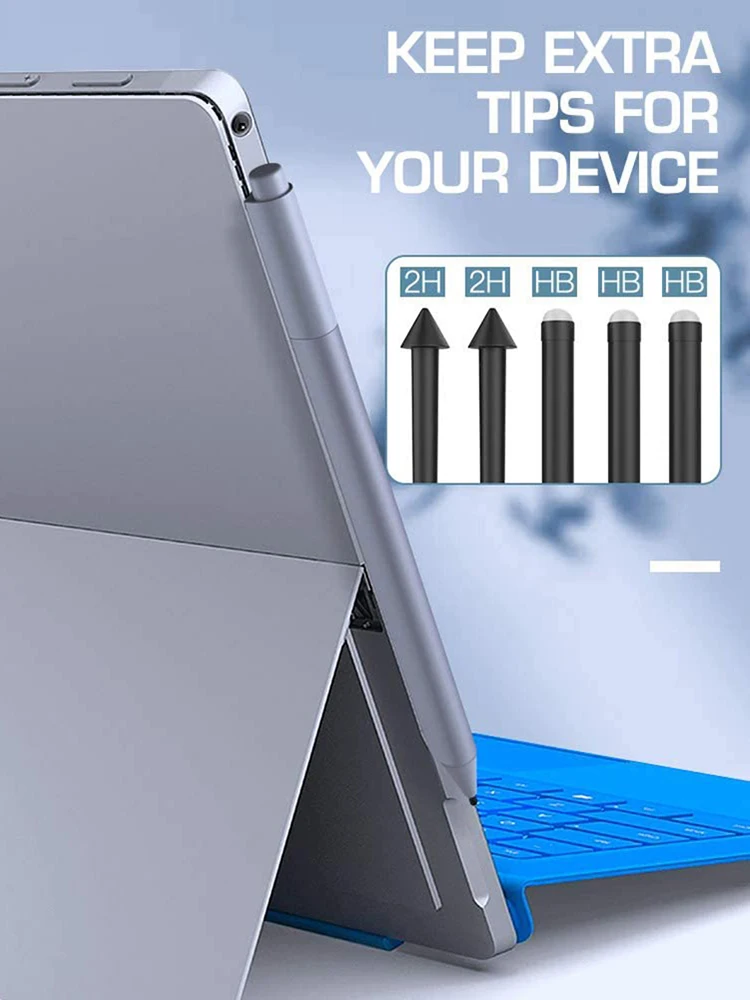 5-teiliges Stylus-Stiftspitzen-Set für Microsoft Surface Pro 7 6 5 Ersatzspitzen-Spitzen-Sets