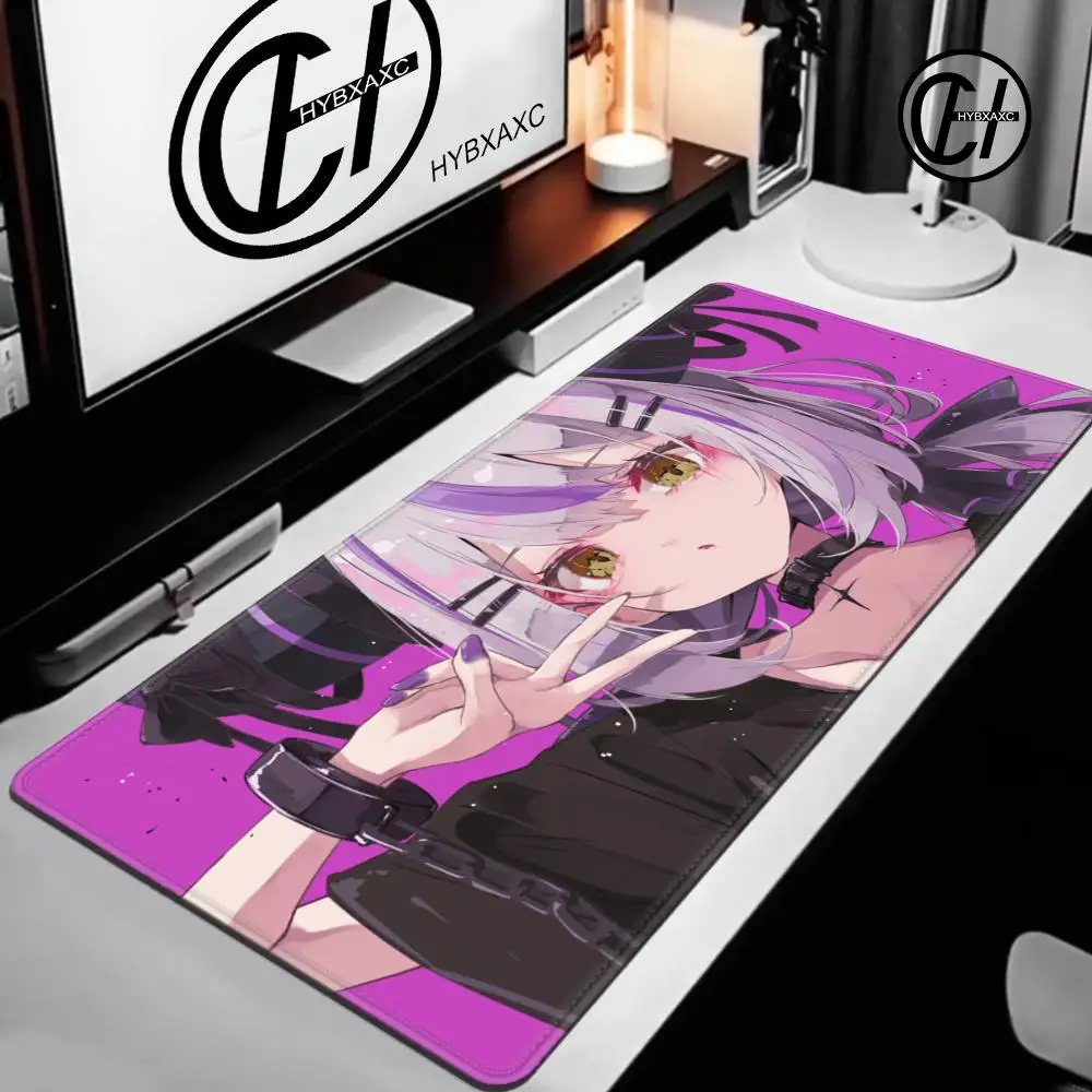 1200x600 Hololive La Darknesss Mousepad Laptop Anime Girl Kawaii Table Mat Anti Slip Office Keyboard Mouse Pad Large Mouse Mats