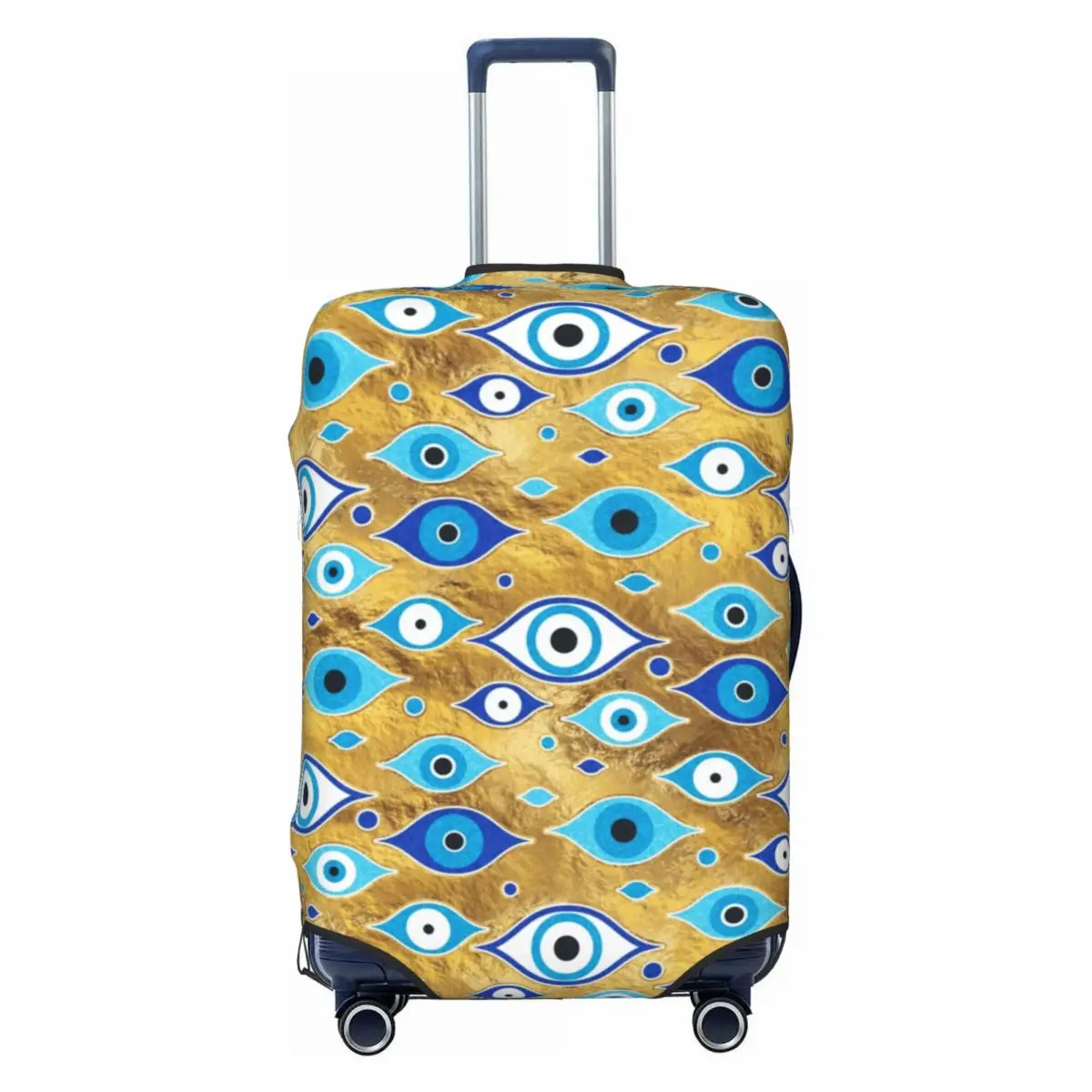 

Custom Greek Mati Mataki Matiasma Evil Eye Luggage Cover Fashion Suitcase Protector Covers Suit For 18-32 inch