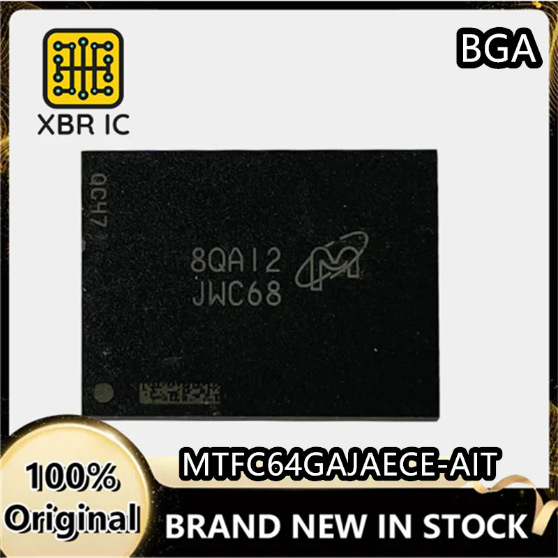 (1/10 Piece) MTFC64GAJAECE-AIT JWC68 BGA169 64GB Car Chip Navigation Chip New Original Authentic Spot