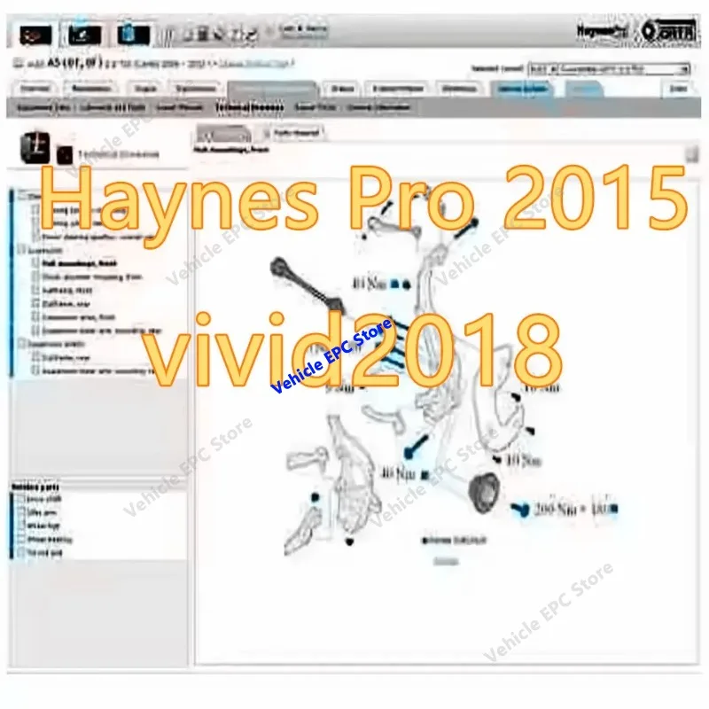 HAYNES PRO vivid Workshop Data 2018.01v Parts Catalog Automotive Atris -technik Europe Latest Repair Software 2018.1 2015 Garag