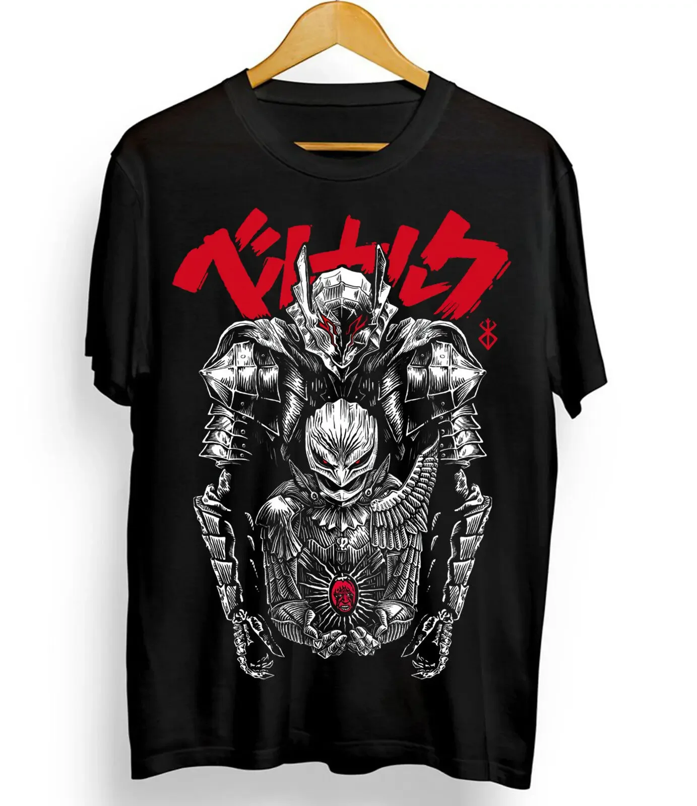 

Berserk T-shirt Manga Strip Guts Berserker Armour Anime shirt T-Shirt ALL SIZES