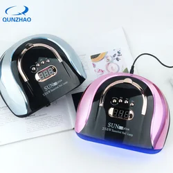 QUNZHAO 57 Lamp Beads LED UV Light Suszarka do paznokci Gel Polish Touch Display Auto Sensor Profesjonalna lampka do paznokci SUNc4 plus