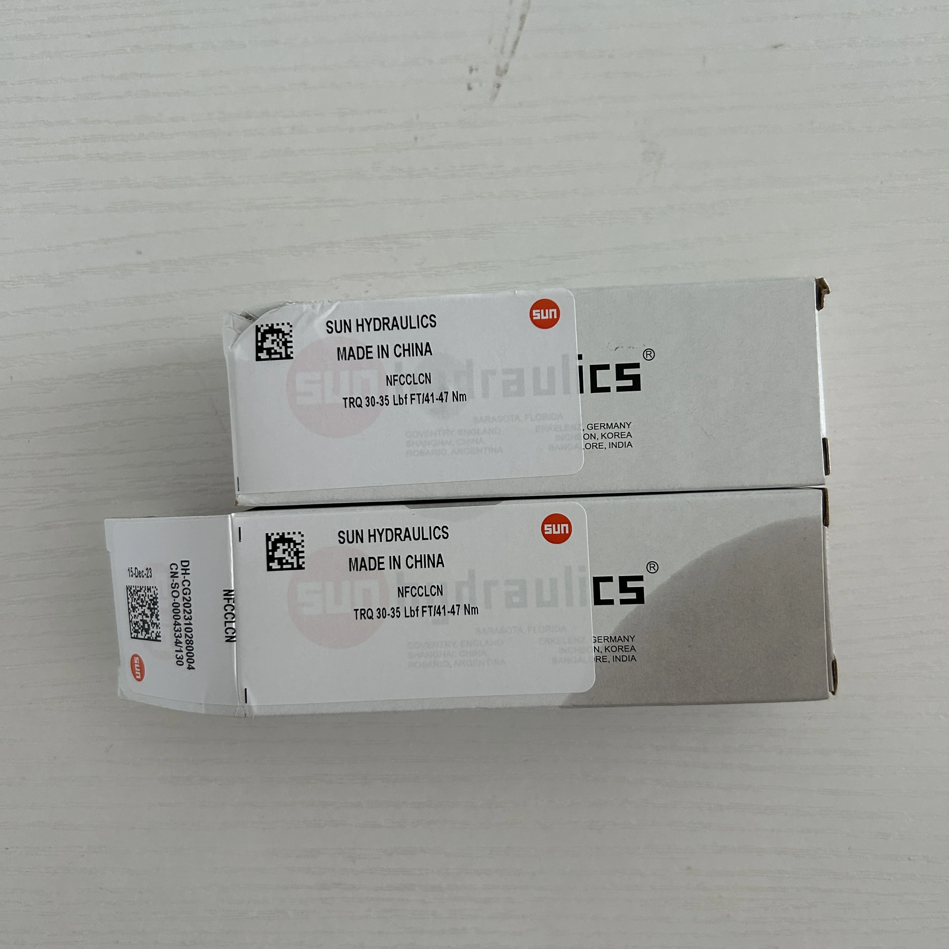 

Original Sun Hydraulics NFCCLCN Fully Adjustable nee dle Valve Direct-Acting Relief Valve New Solenoid Directional Control Valve