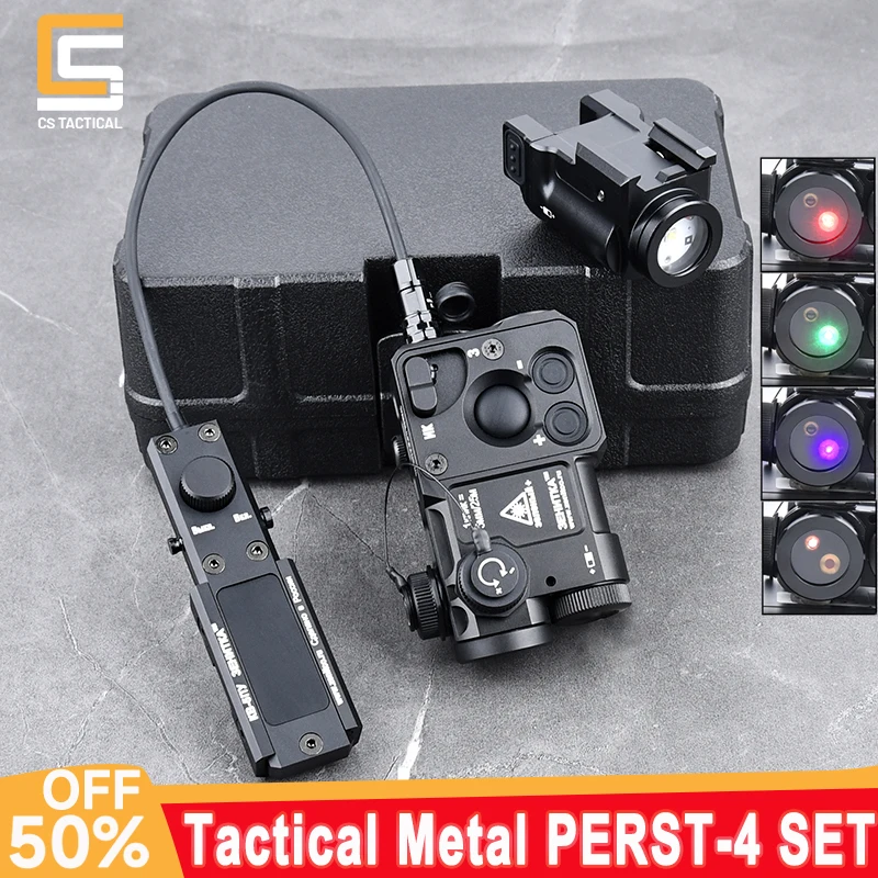 

Tactical Metal Zenitc Perst-4 Red Green Blue IR Indicator Klesch 1S 2U 2P Flashlight LED Hight Power Hunting Airsoft Scout Light