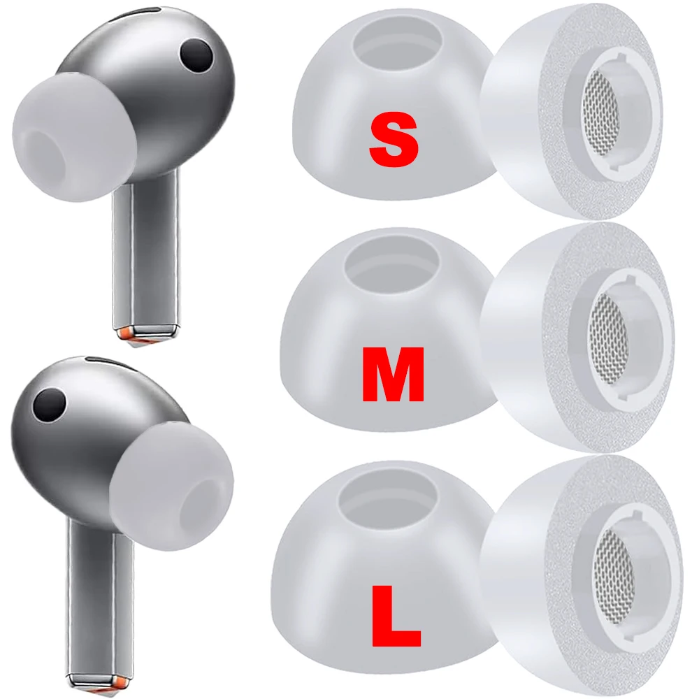 Soft Memory Foam Earphone Earbuds for Samsung Galaxy Buds3 Pro Ultimate Comfort Replacement Ear Tips Earplugs for Buds3 Pro