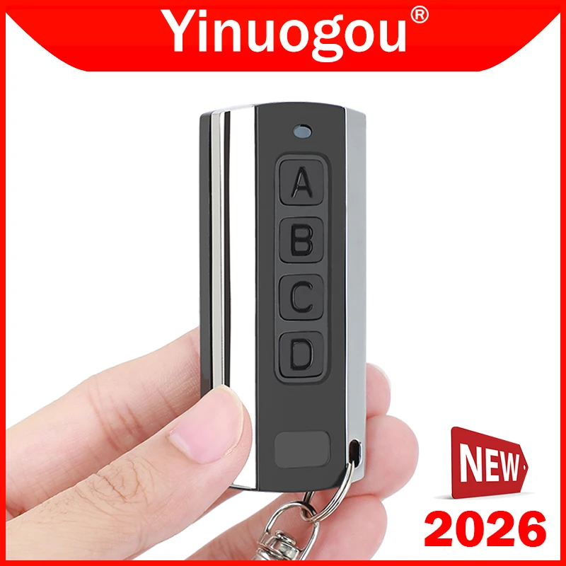 MultiFrequency Garage Door Remote Control AUTO SCAN 280-868MHz Electric Gate Opener Clone Gate Key Fob Command Hand Transmitter