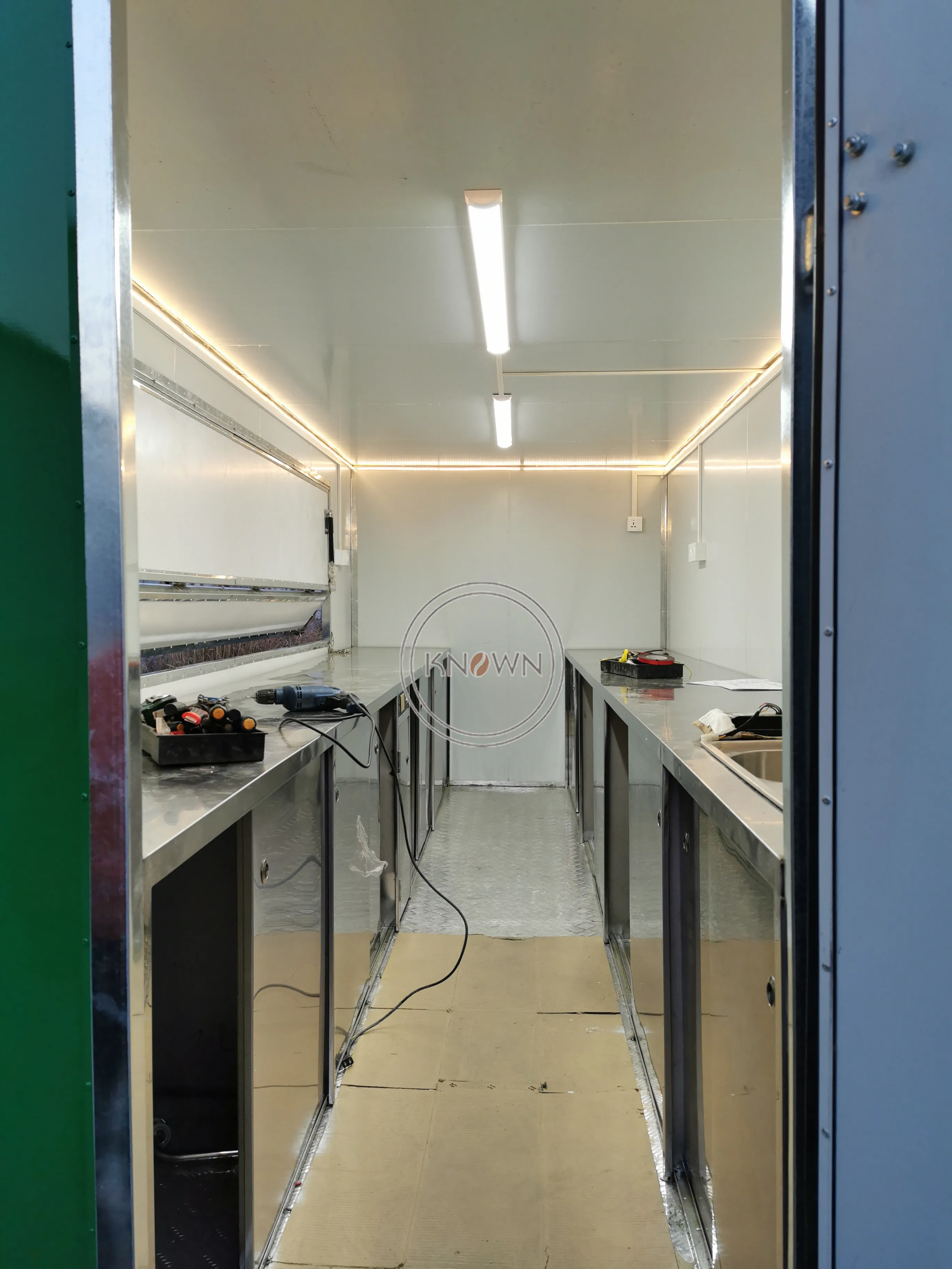 Outdoor Ice Cream Sweet Food Truck Trailer Mobile Hot Dog Fast Food Trailers Vending Cart Cooking Kiosk for Sale