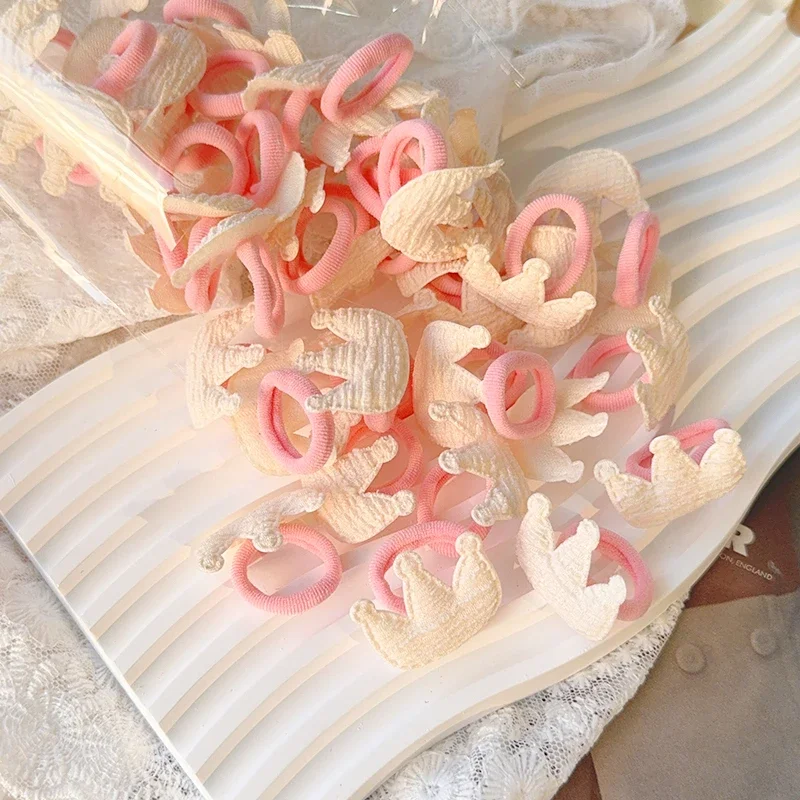 

10pcs/lot Kids Elastic Hair Bands Girls Rubber Band For Children Sweets Scrunchie Hair Ties Cute Baby Hair Accessories