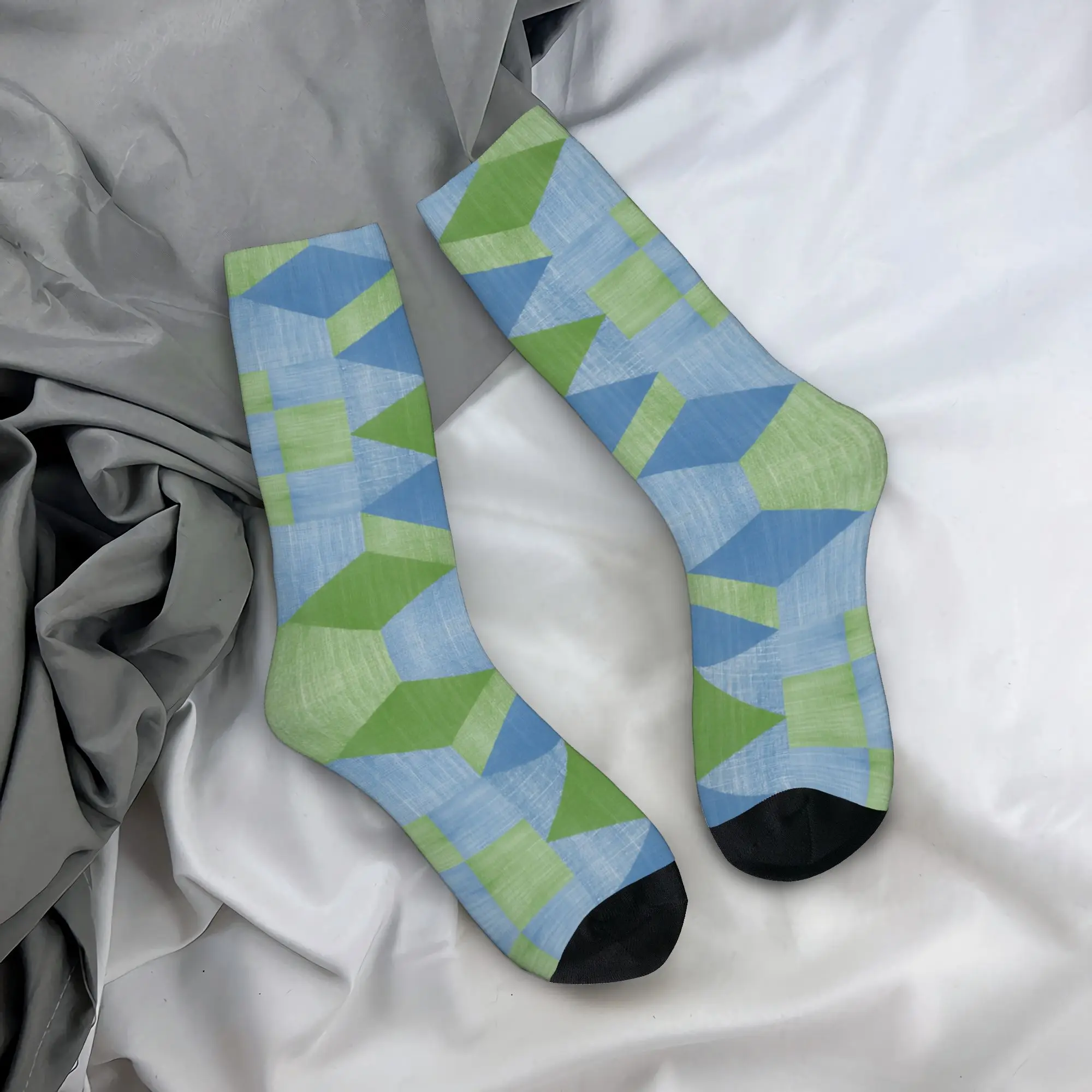 Custom Cute Jeans Style Socks Men Women Warm 3D Print Denim Football Sports Socks