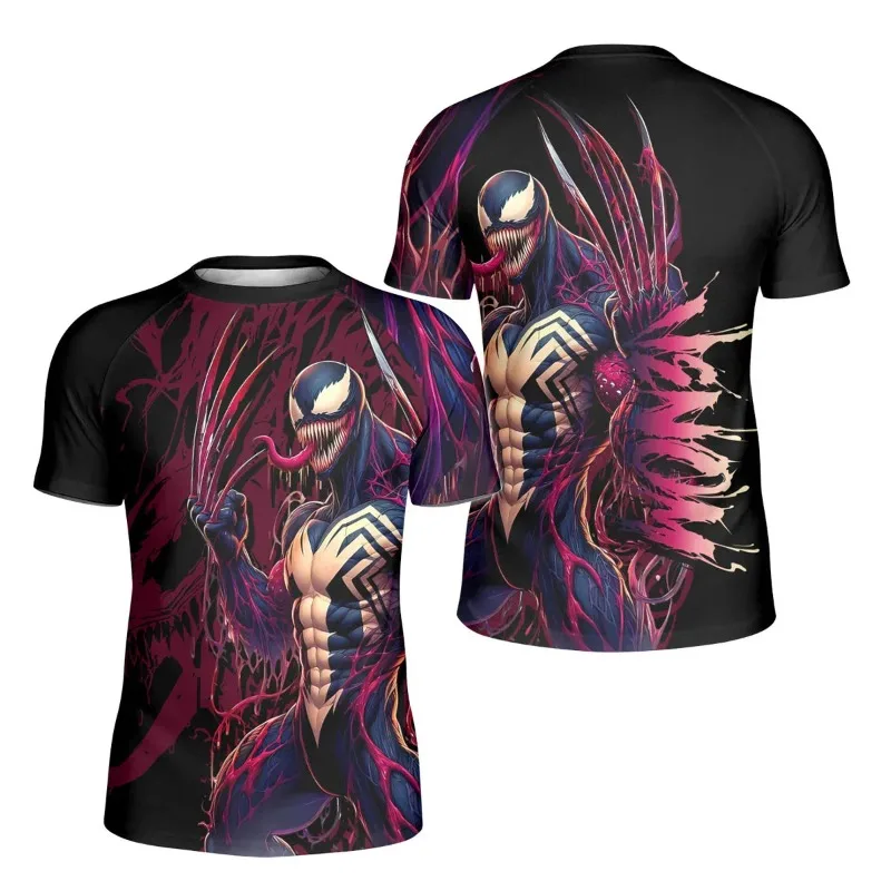 

Спортивные футболки с короткими рукавами, быстросохнущие футболки с 3D-принтом, принт с персонажами из "Вселенной Marvel", спортивные дышащие футболки с короткими рукавами