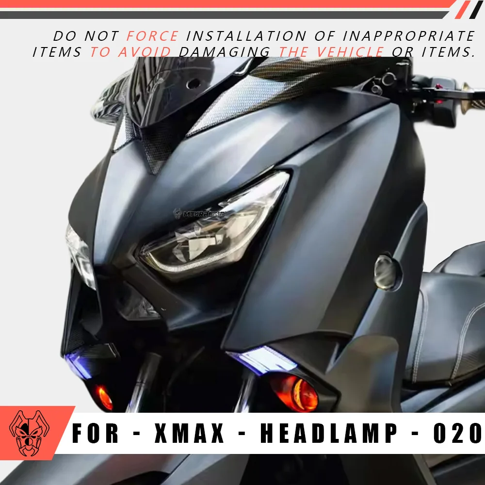 

MTKRACING For YAMAHA XMAX 2017-2022 Motorcycle Waterproof Headlight Front Light Lamp xmax Accessories