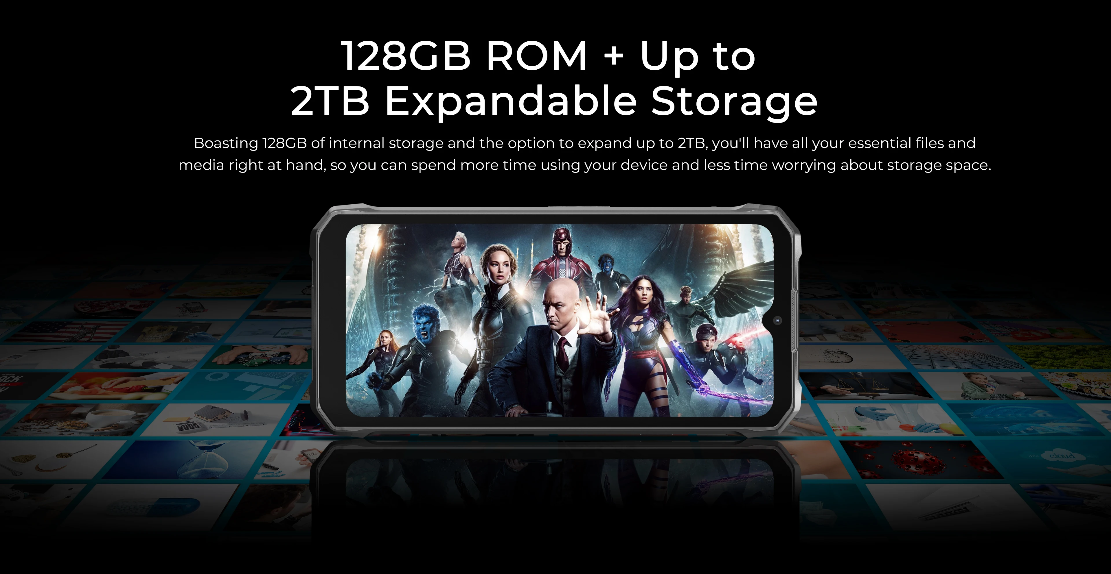 HOTWAV T7S Rugged Smartphone Ultra Thin 6280mAh Battery Mobile Phone 6.52'' HD+ 4GB RAM 128GB ROM 21MP Android 13 Cellphone