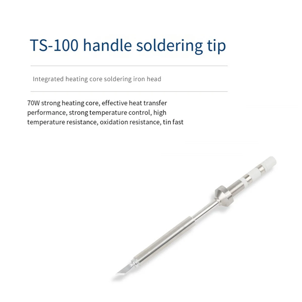 TS100 Electric Soldering Iron Tip, Constant Temperature Soldering Iron Tip, Horseshoe-Shaped Soldering Iron Tip