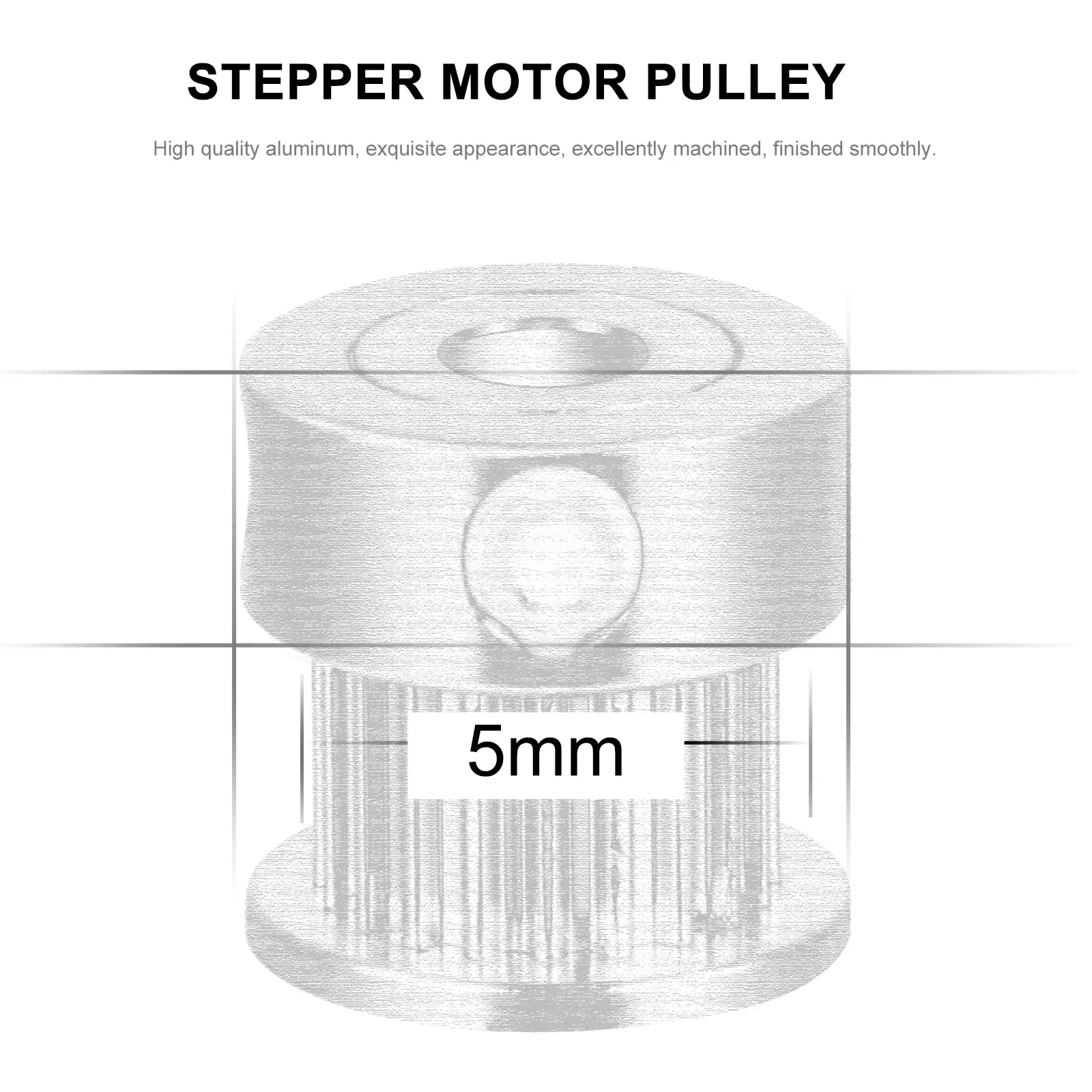 

10 pcs 3D Printer Belt Pulley Stepper Motor Pulley Synchronous Wheel Mechanical Transmission Gear Timing Belt Wheel