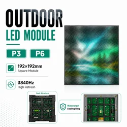 HD Outdoor SMD P3 P6 RGB LED Panel Module Full Color Video Wall Module 192*192mm