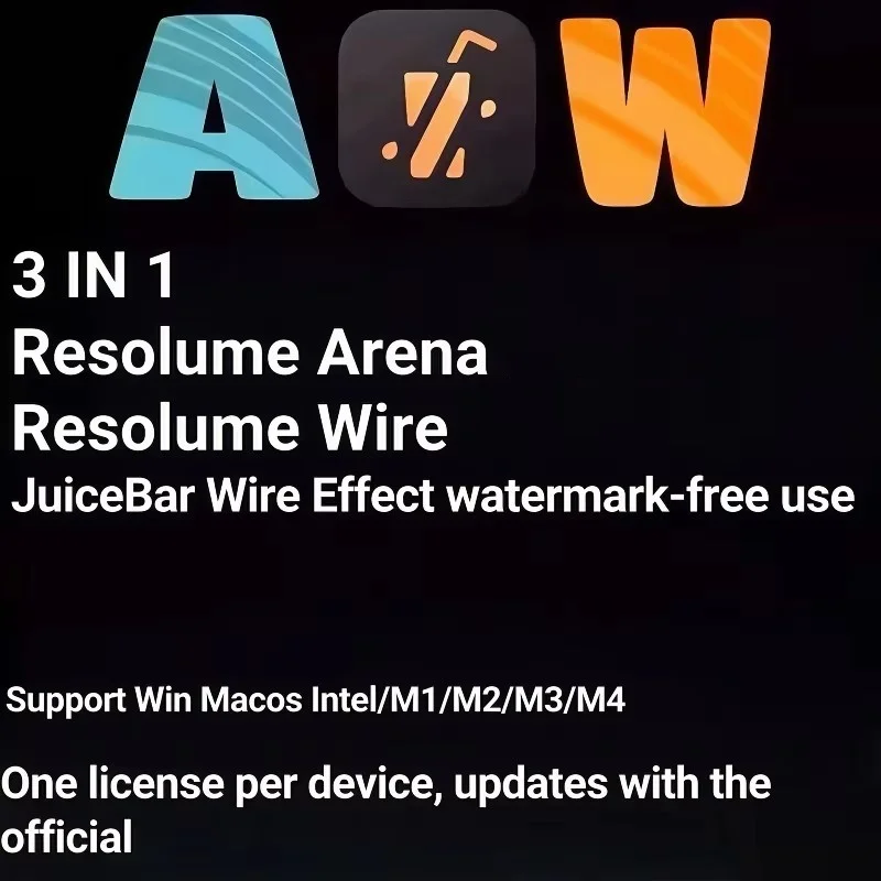 Software Profesional para VJ Resolume Arena 7.26... Licencia de Software para Iluminación de DJ, Soporte y Actualización de Software